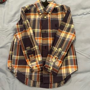 Plaid Cotton Oxford Shirt